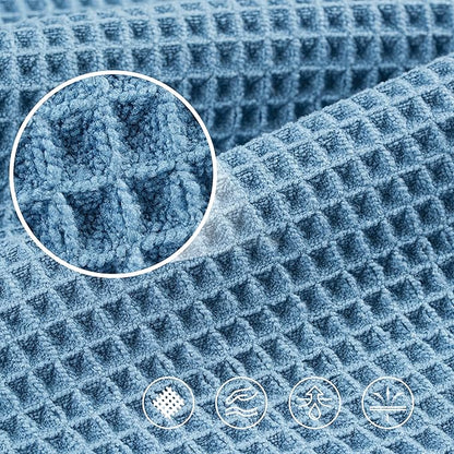 POLYTE Microfiber Oversize Quick Dry Lint Free Bath Towel, 60 x 30 in, 4 Pack - Image 4