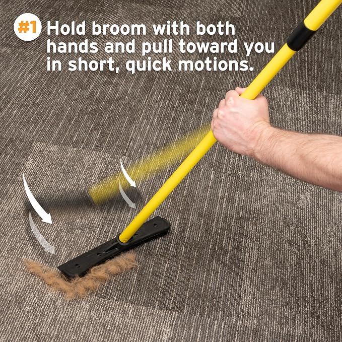 FURemover Original Pet Hair Rubber Broom - Image 3